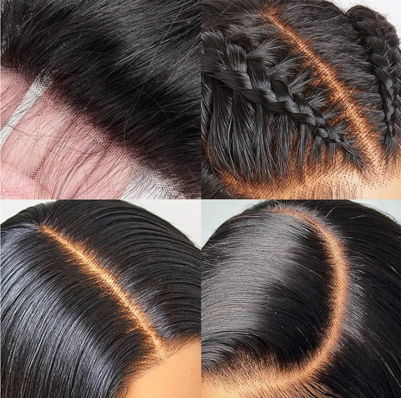 30 inch Lace Front Wig Human Hair Pre Plucked 13x6 Body Wave HD Lace Front Wigs Human